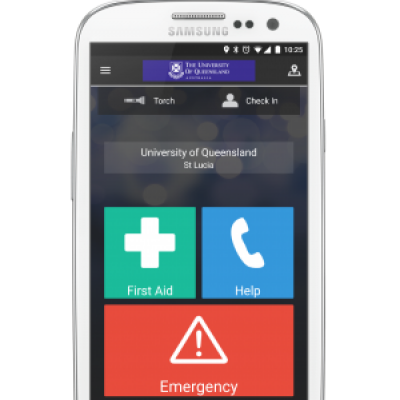 UQ's SafeZone app